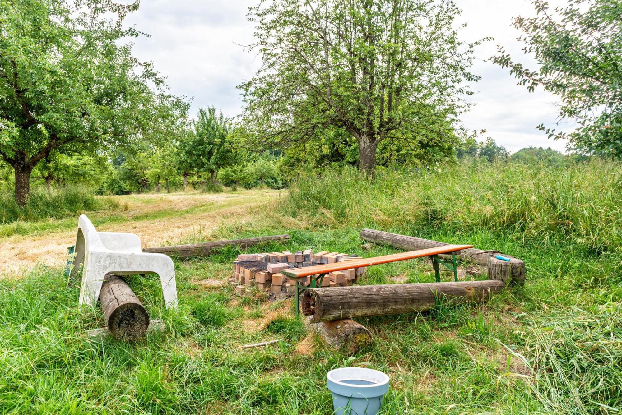 Beutenmuehle Straussenfarm Dach Owingen Esterno foto